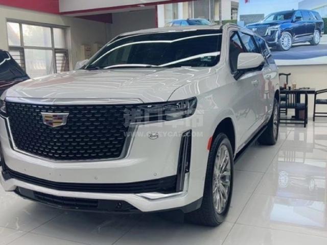 墨版2022款 凯迪拉克凯雷德 6.2l esv加长 四驱 premium luxury