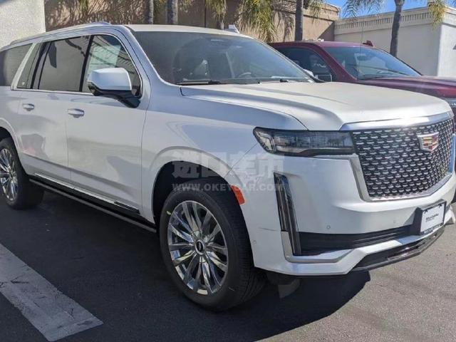 墨版2022款 凯迪拉克凯雷德 6.2l esv加长 四驱 premium luxury