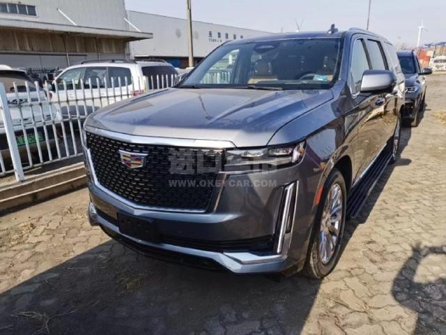 墨版2022款 凯迪拉克凯雷德 6.2l esv加长 四驱 premium luxury